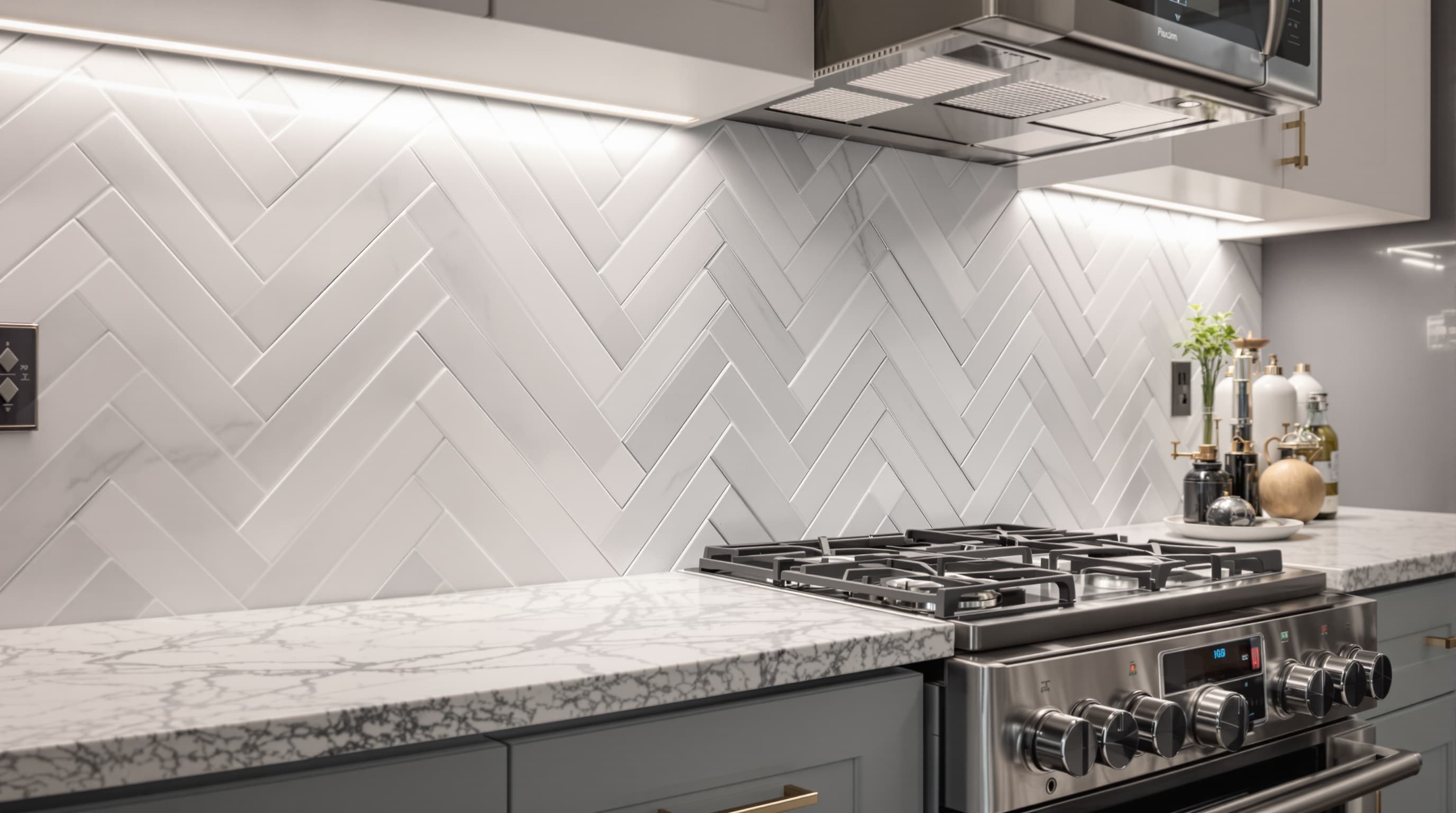 Backsplash detail