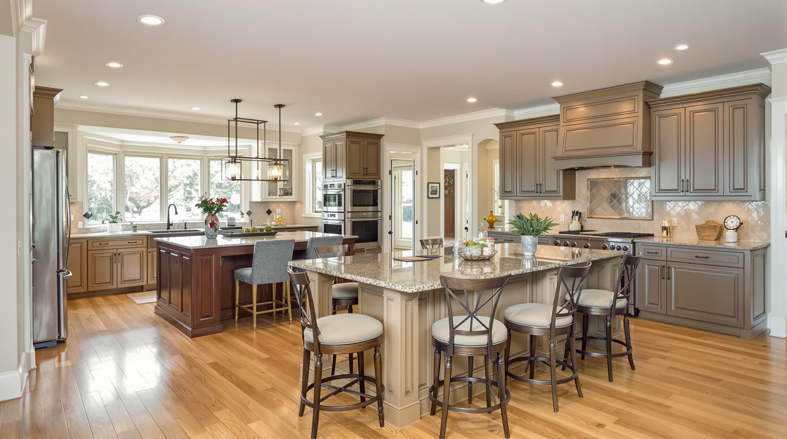 Open concept kitchen